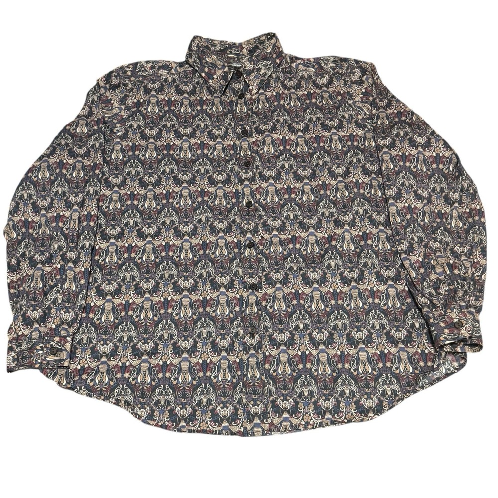 James Meade Limited Shirtmakers‎ Long Sleeve Button Up Shirt Women's Size 22